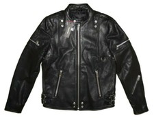 DIESEL L-TOVMAS LEATHER JACKET SIZE M 100% AUTHENTIC