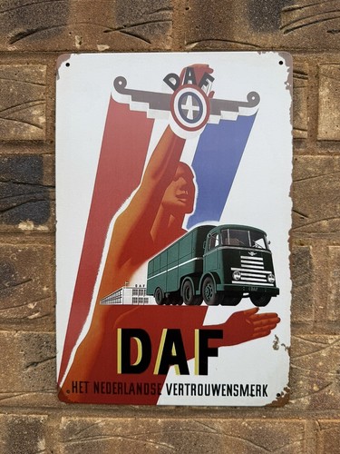 Daf vintage lorry wall plaque - daf,