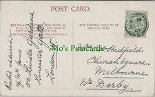 Family History Postcard - Hadfield - Church Square, Melbourne, Nr Derby RF8337  
