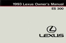 1993 Lexus ES 300 Owner's