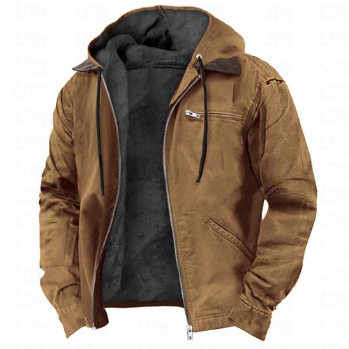 Winter hooded coat - hooded, fashion