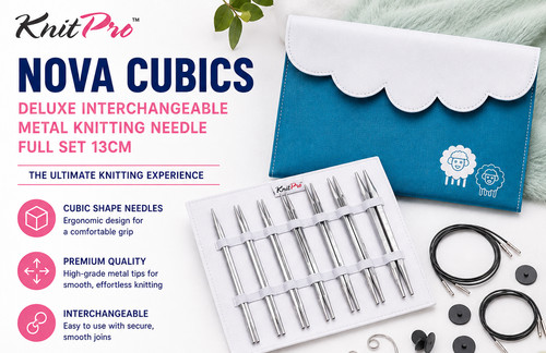 Knitpro nova cubics - cubics, deluxe