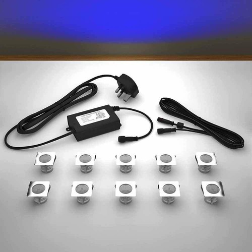 30mm led lights square - x,