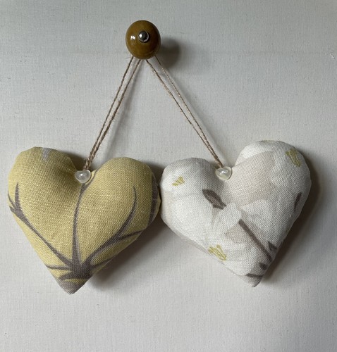 Pair heart door hangers - hangers, in