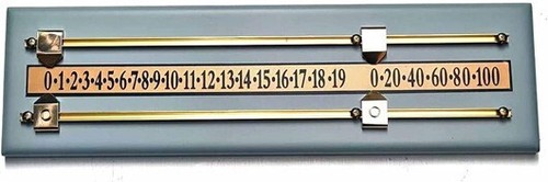 Grey snooker scoreboard - grey,