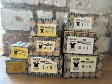 12x Vintage Nettlefolds Brass