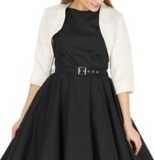 Satin Bridesmaid Wedding Prom Half Sleeve Shrug Bolero Cardi Jacket Top