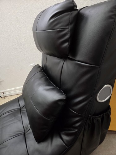 Black faux leather electric - black,