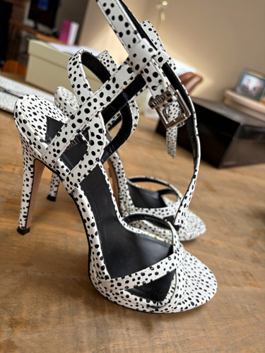 Faith black white polka dot - black,