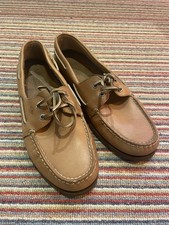 Sperry Top Sider - UK 8.5 - Tan  Leather Boat Shoes 