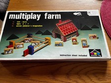 Vintage Multiplay Farm Wooden