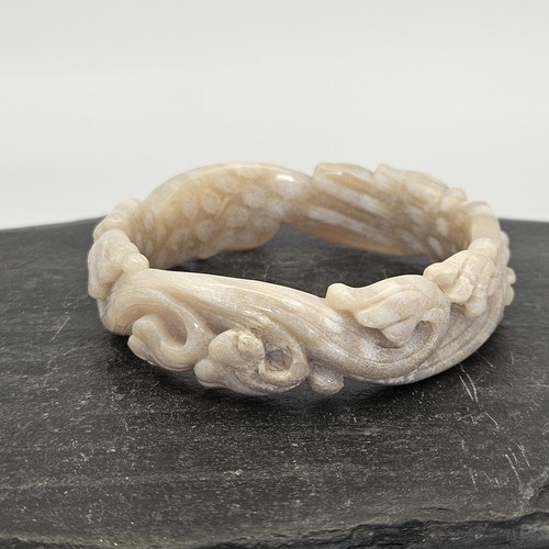 Carved natural coral fossil - natural,