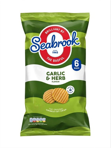 Seabrook garlic herb flavour - seabrook,