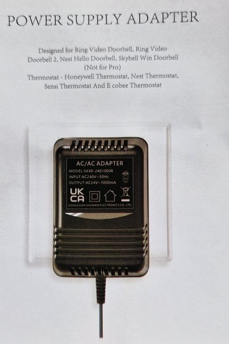 24v ring doorbell transformer - 24v,
