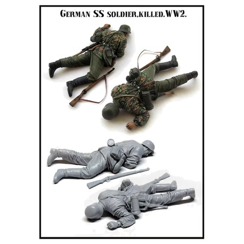 Resin figure prone fallen - 1/35,