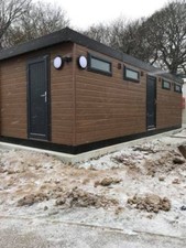 28 x 12 portable cabin, shower