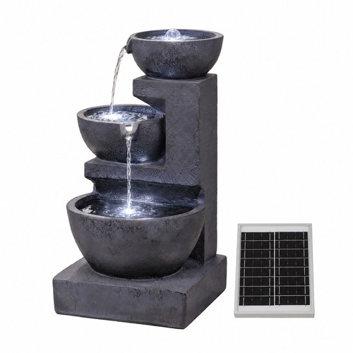 Solar powered water feature - powered,