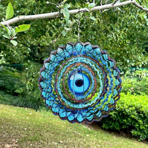 Wind chimes metal helix - 3d,