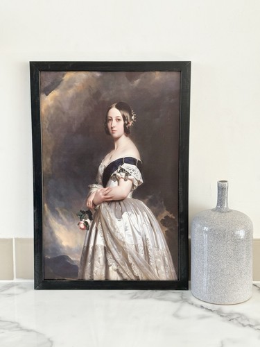 Queen victoria portrait framed - queen,