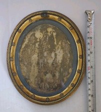 Antique Victorian oval brass