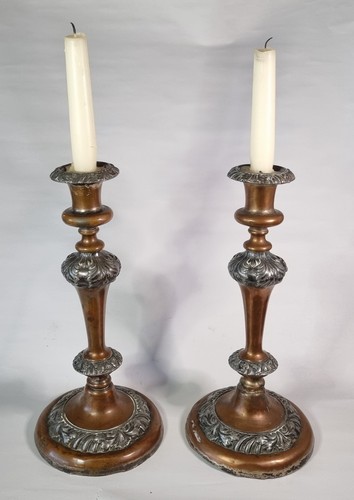 Large pair ornate antique - pair,