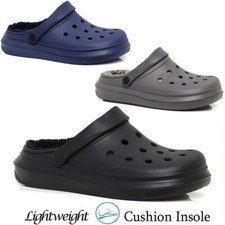 Mens fur clogs - fur, slippers