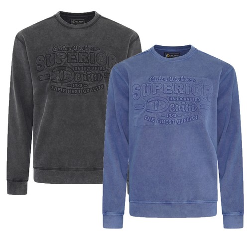 Mens kam long sleeve jumper - long,
