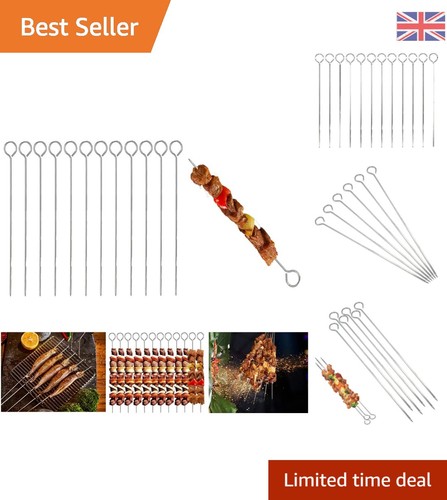 Metal bbq skewers - 12,
