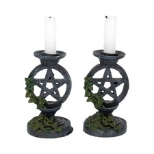 candle holders Aged Pentagram