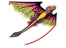 3D Red Pterosaur Kite for Boys