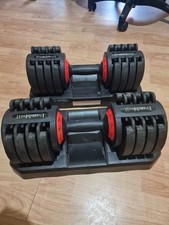 Adjustable Dumbbells Weight Set Up to 20KG + FREE BENCH PRESS!