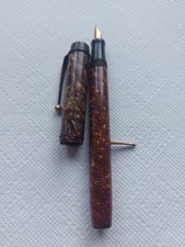Antique Fountain Pen By John Valentine.  Pen Has A Gold Conway Stewart Nib.