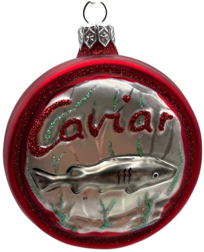 Patricia breen caviar tin red - caviar,