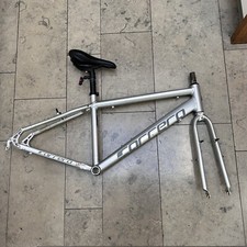 Carrera Parva Frameset 27.5” Frame Forks Seat Hybrid Commuter Silver 16.5” MTB