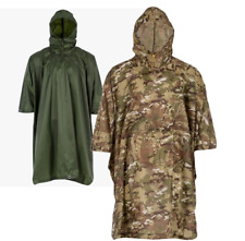 Highlander Waterproof Adventure Poncho Military Style Green Camo