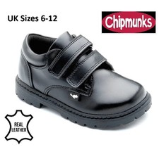 Boys Leather Easy Fasten Kids