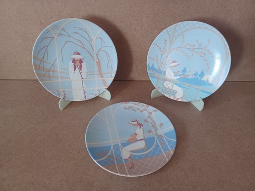 Trio poole pottery - poole, deco