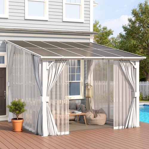 Wall mounted hardtop - wall, gazebo