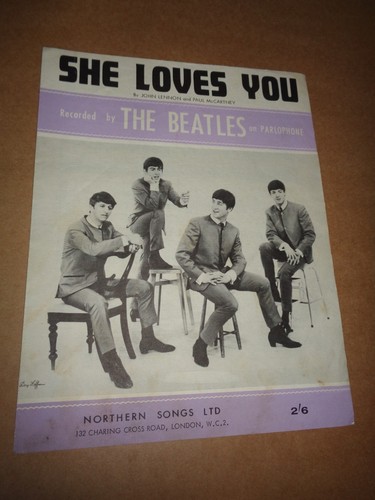 Beatles she loves you sheet - she,