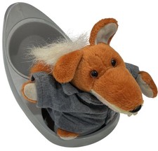 Basil Brush Soft Toy Grey Outfit with Plush Details and Orange Fur 6193