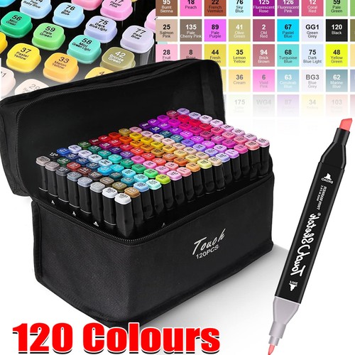120 colours dual tip - 120,