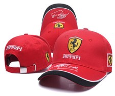 Scuderia Ferrari Baseball Cap Hat 2025 Red Motorsport Official Baseball Cap NEW