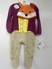 George At Asda Fantastic Mr Fox Baby Costume Dress Up Halloween 3-6 Months