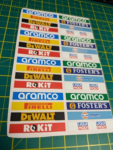 Scalextric slot car decal - slot,