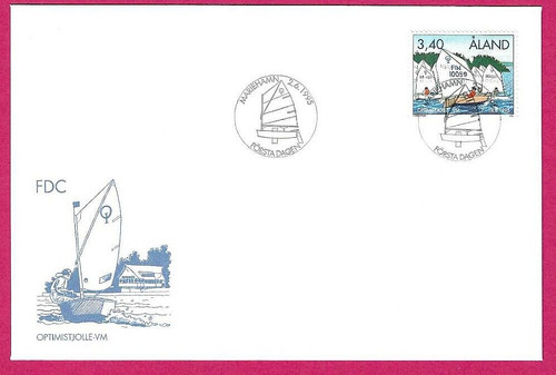 Aland 1995 fdc optimist - aland,