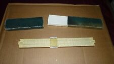 Vintage Unique Universal Slide Rule, Made in England, Boxed, Fair Condition