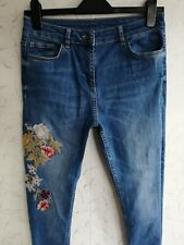 Next Women's Blue Skinny Jean UK 12R EUR40 Waist28-29in Leg 29in. Pre-owned Good