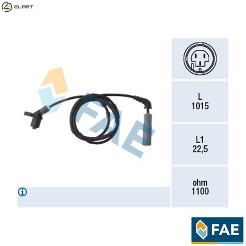 Sensor wheel speed - sensor, 78019