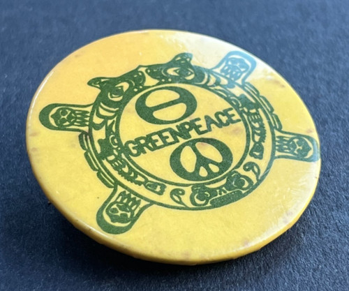 Greenpeace cnd campaign pin - campaign,