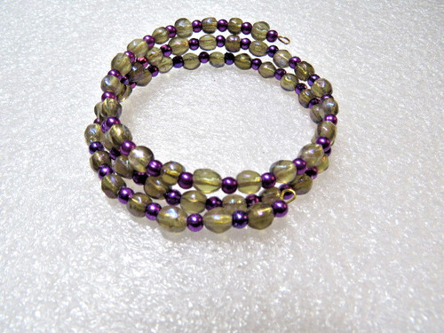 Memory wire bracelet - wire, with